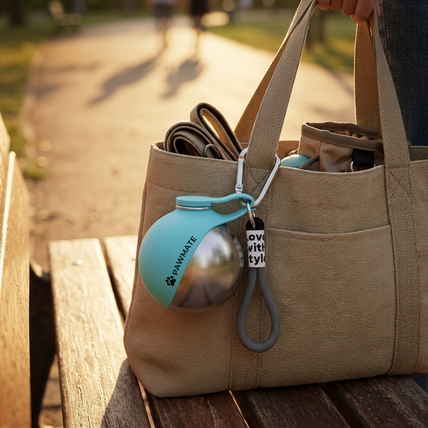PAWMATE 2-In-1 Travel Bottle
